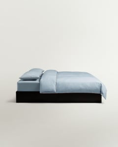 Percale Sheet Set (5 pcs) – Shirt Blue/Red