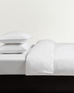 Sateen Duvet Cover Set (3 pcs) – Crisp White