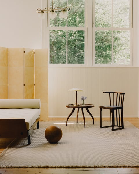 Contour – Pale Sand | Textured Flatweave Rug | NORDIC KNOTS