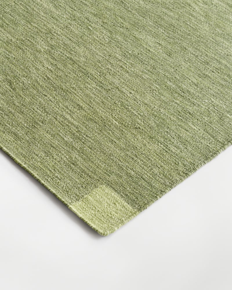 Tradition Solid – Green | Flatweave Rug | NORDIC KNOTS