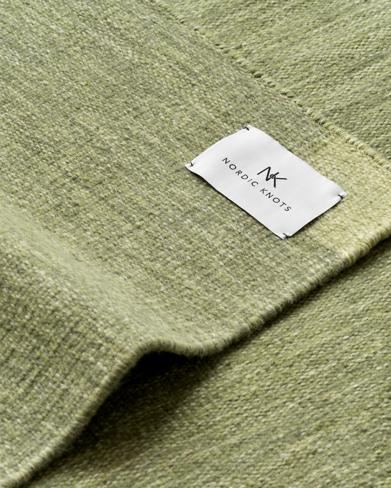 リース　#480  Nordic style Tradition Solid – Green | Flatweave Rug | NORDIC KNOTS