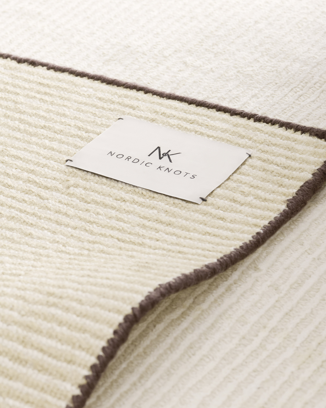 Twin 02 – Cream | Jute & Linen Rug | NORDIC KNOTS