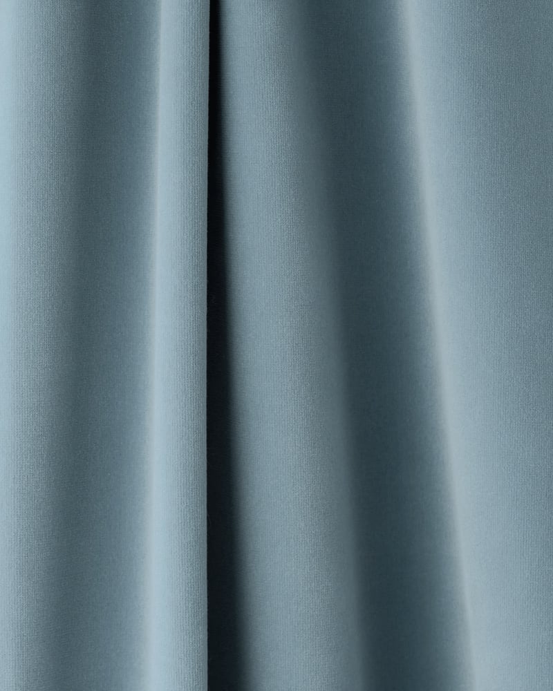 The Velvet Blackout – Smoke Blue | Rideau en velours occultant luxueux ...