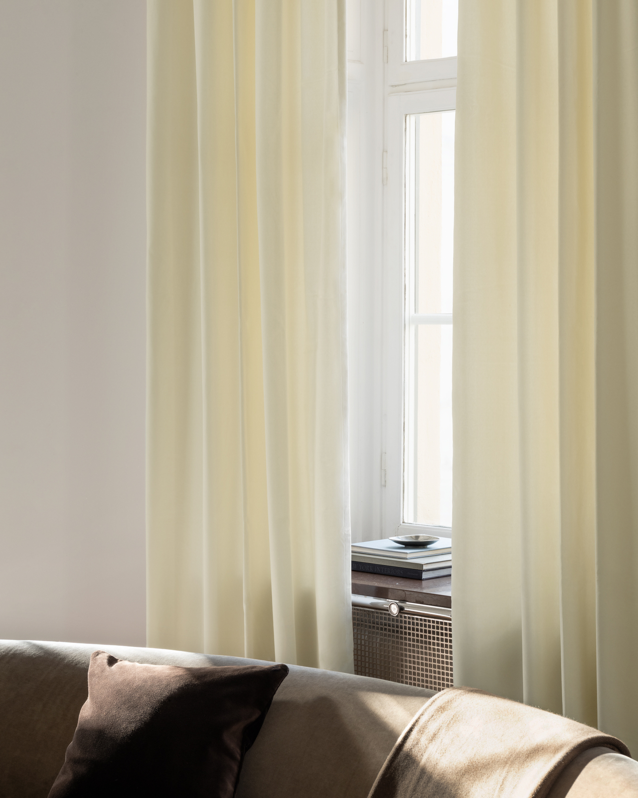 Nordic Knots, Blackout,Cotton Curtains, The Velvet Blackout – Warm White