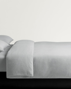 Linen Blend Duvet Cover – Mist