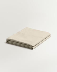 Linen Blend Flat Sheet – Pale Sand