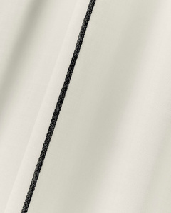 The Sheer Stripe Sample – Perfect White/Black