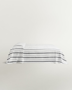 Triple Stripe – Dusty White/Black