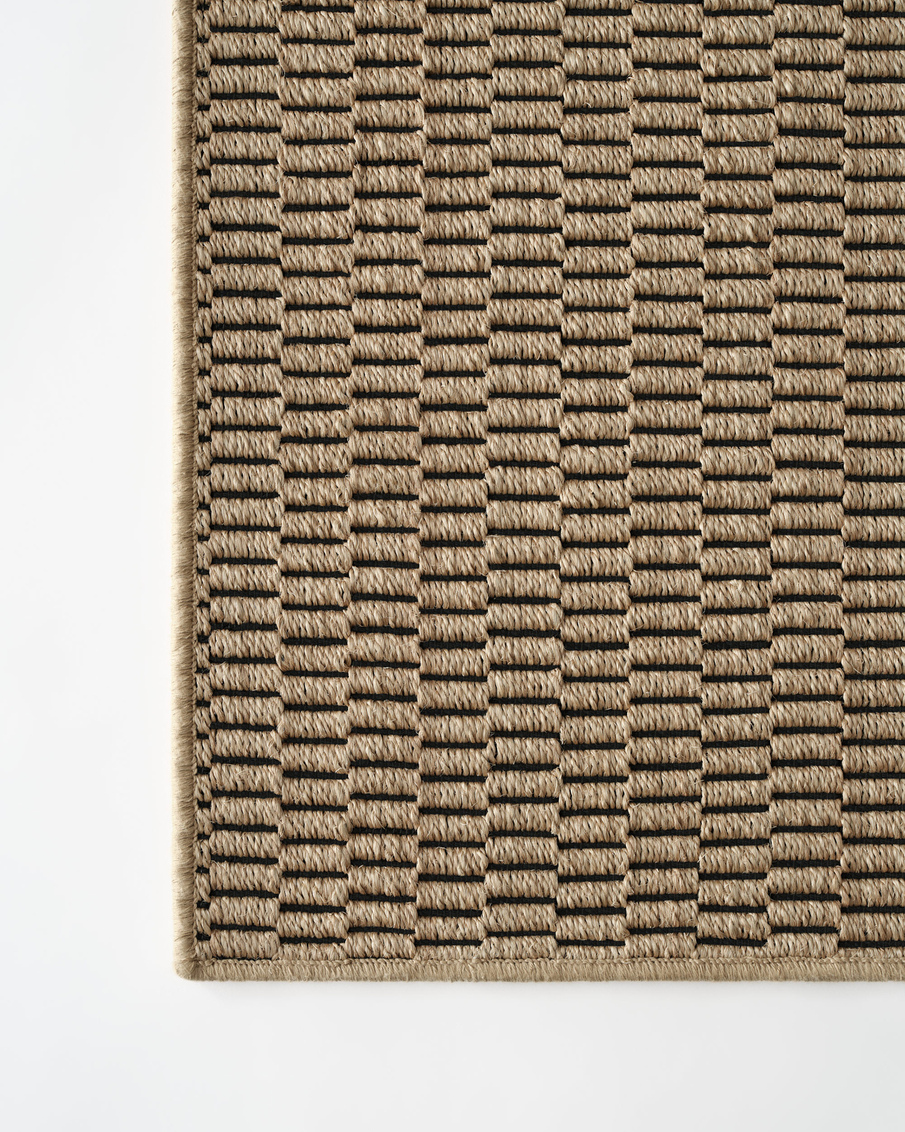 Nordic Knots, Jute Custom Size Rugs, Harvest – Natural