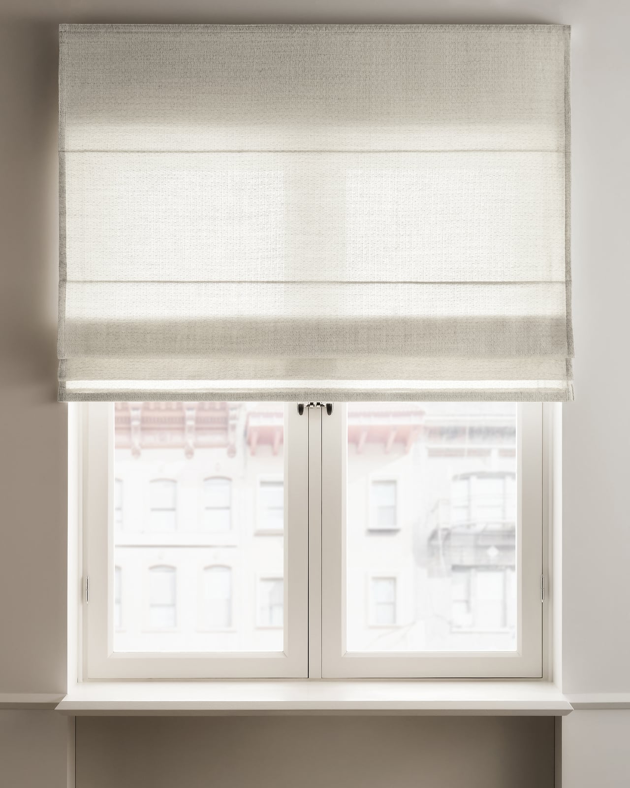 Nordic Knots, Wolle Raffrollos / Das Licht filtern, The Jacquard – Gray Melange