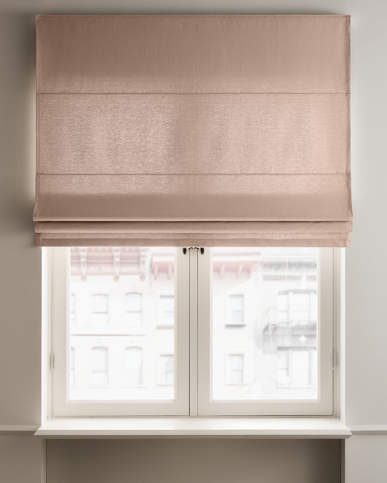 Nordic Knots, Baumwolle-Leinen Raffrollos / Abdunkeln, The Shade – Rose