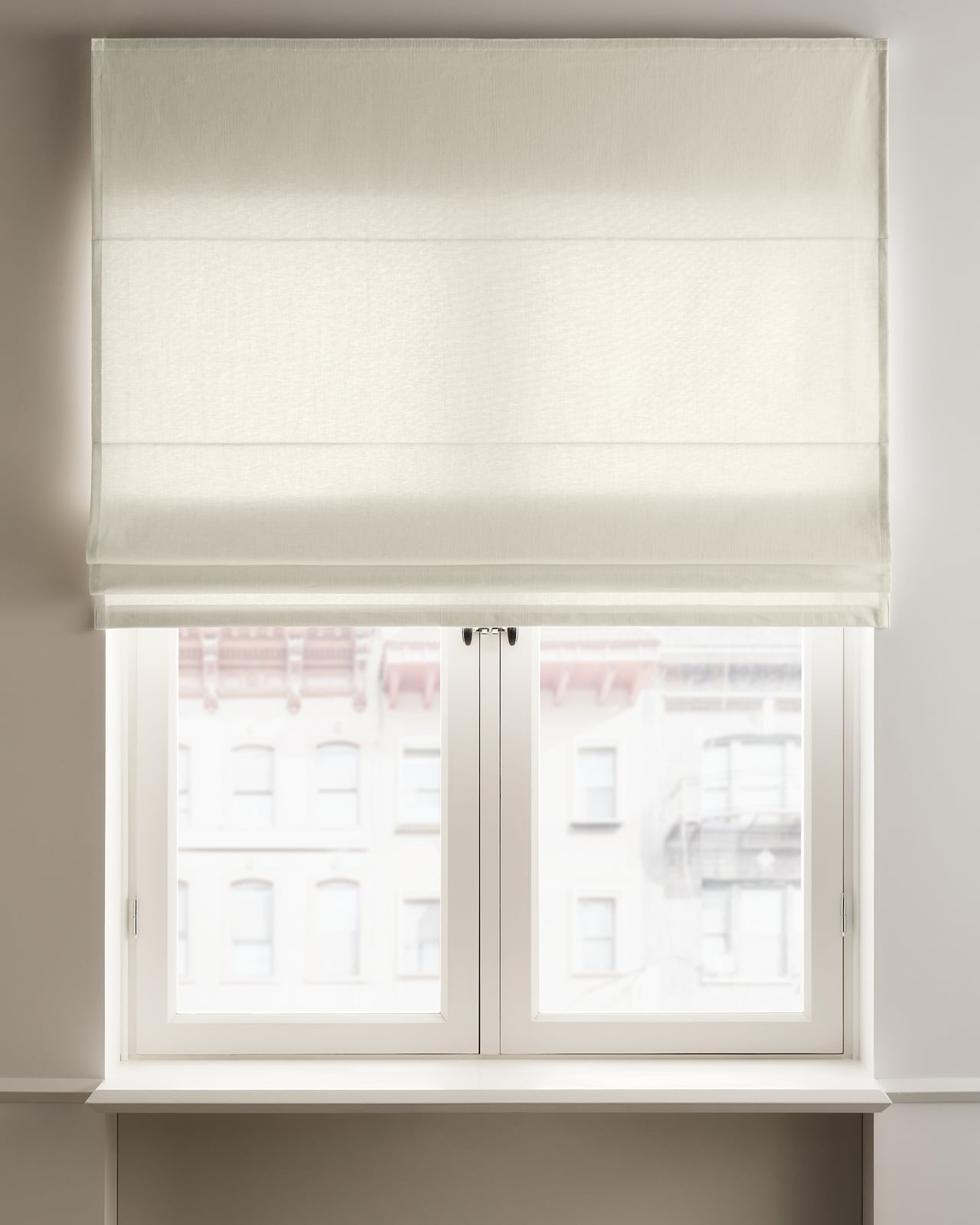 Nordic Knots, Baumwolle-Leinen Raffrollos / Abdunkeln, The Shade – Warm White