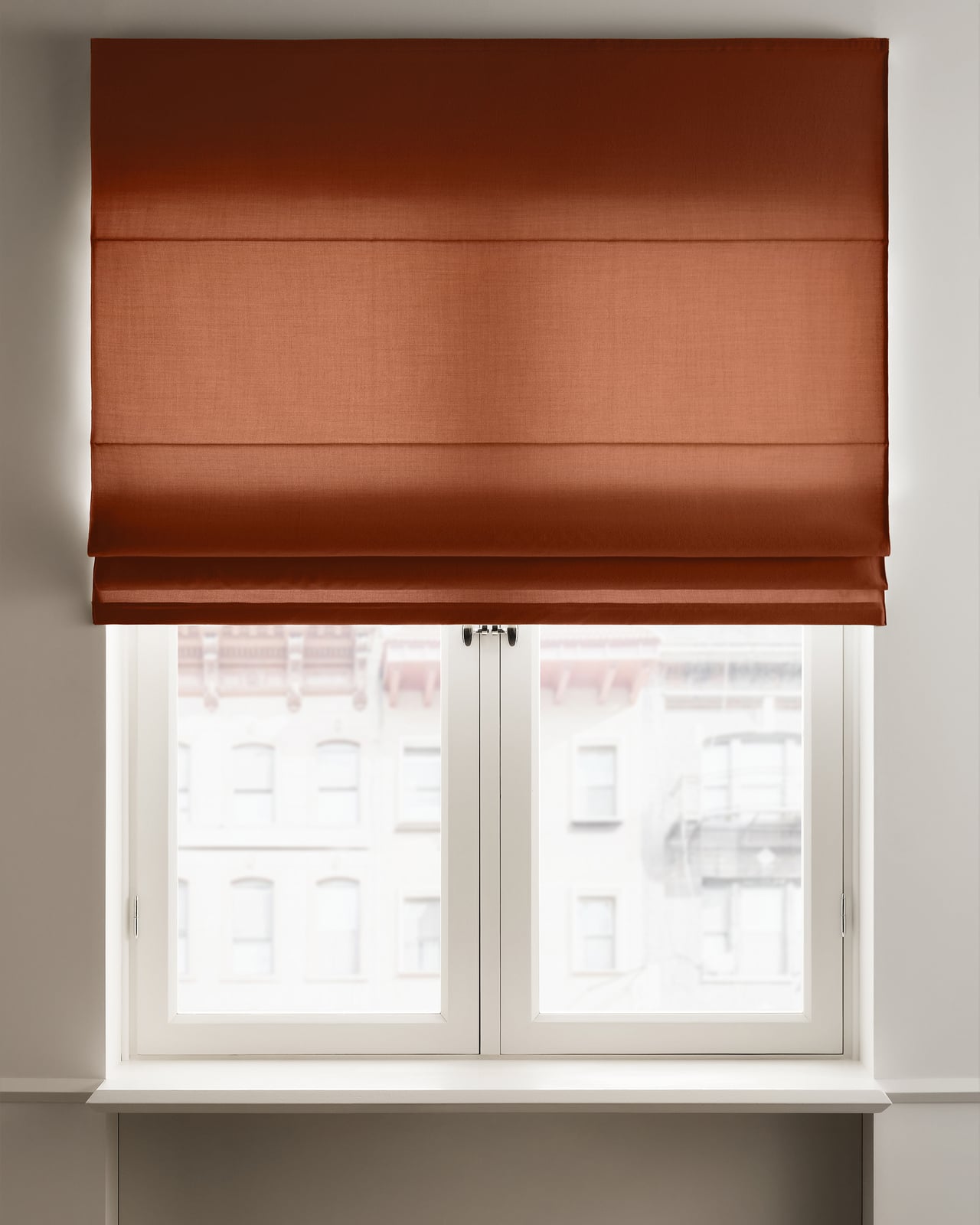 Nordic Knots, Wolle,Baumwolle Raffrollos / Abdunkeln, The Grand – Burnt Red