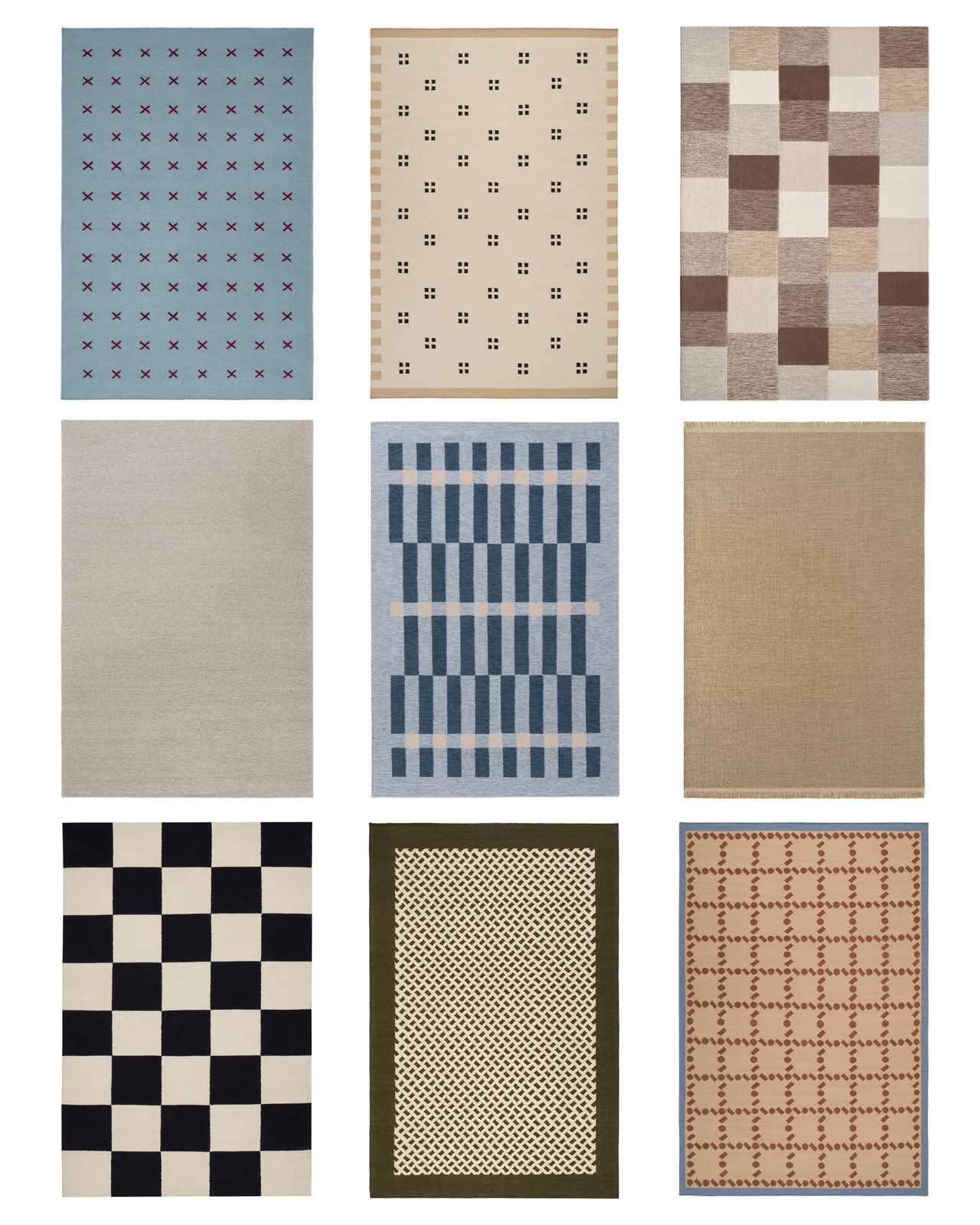 Nordic Knots, Jute,Wool Sample Bundles, Flatweave – Sample Bundle