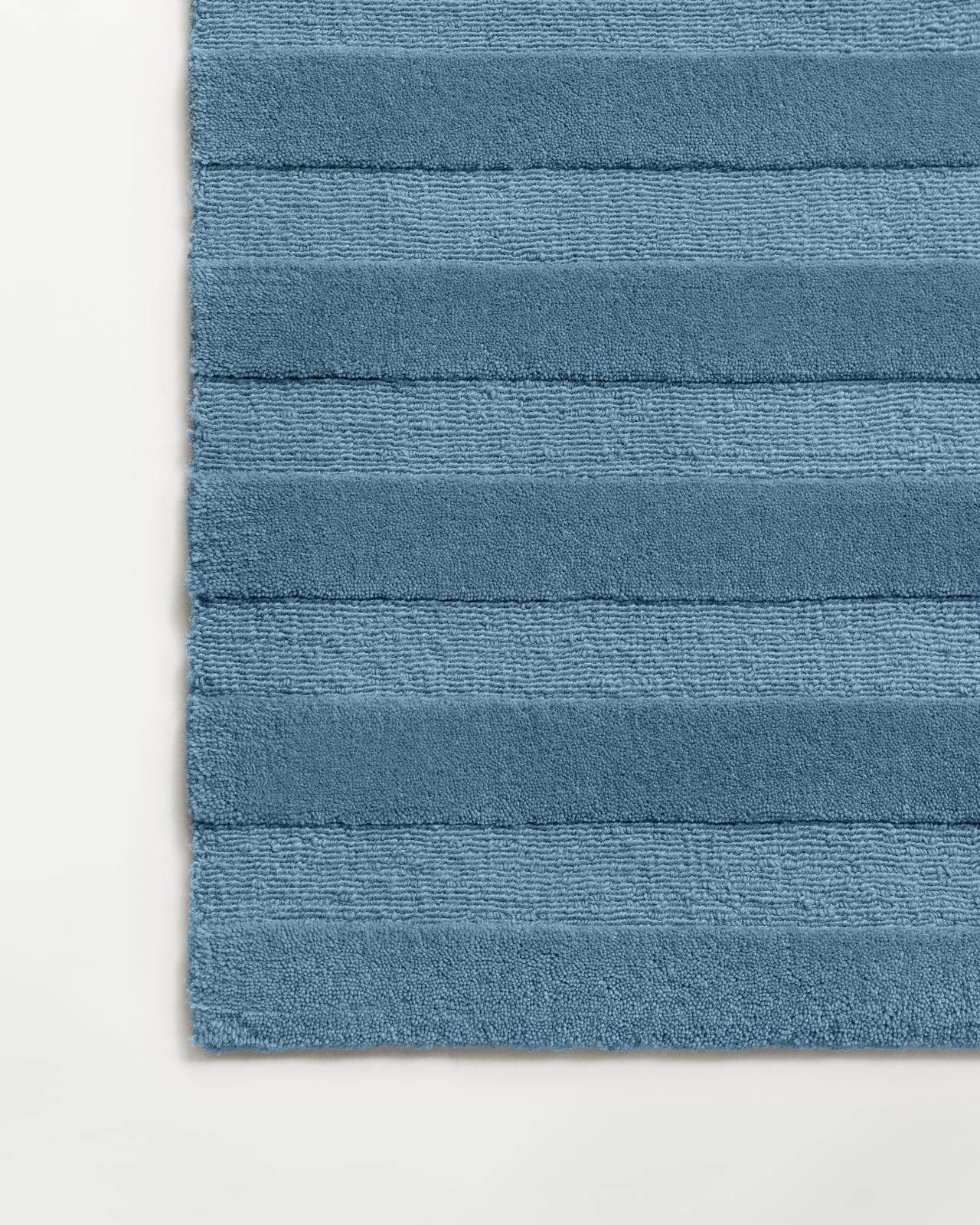 Nordic Knots, Wool Custom Size Rugs, Park 03 – Steel Blue