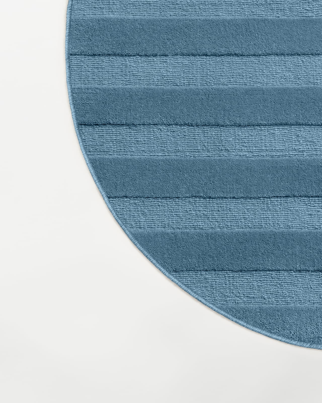Nordic Knots, Wool Custom Size Rugs, Park 03 – Steel Blue