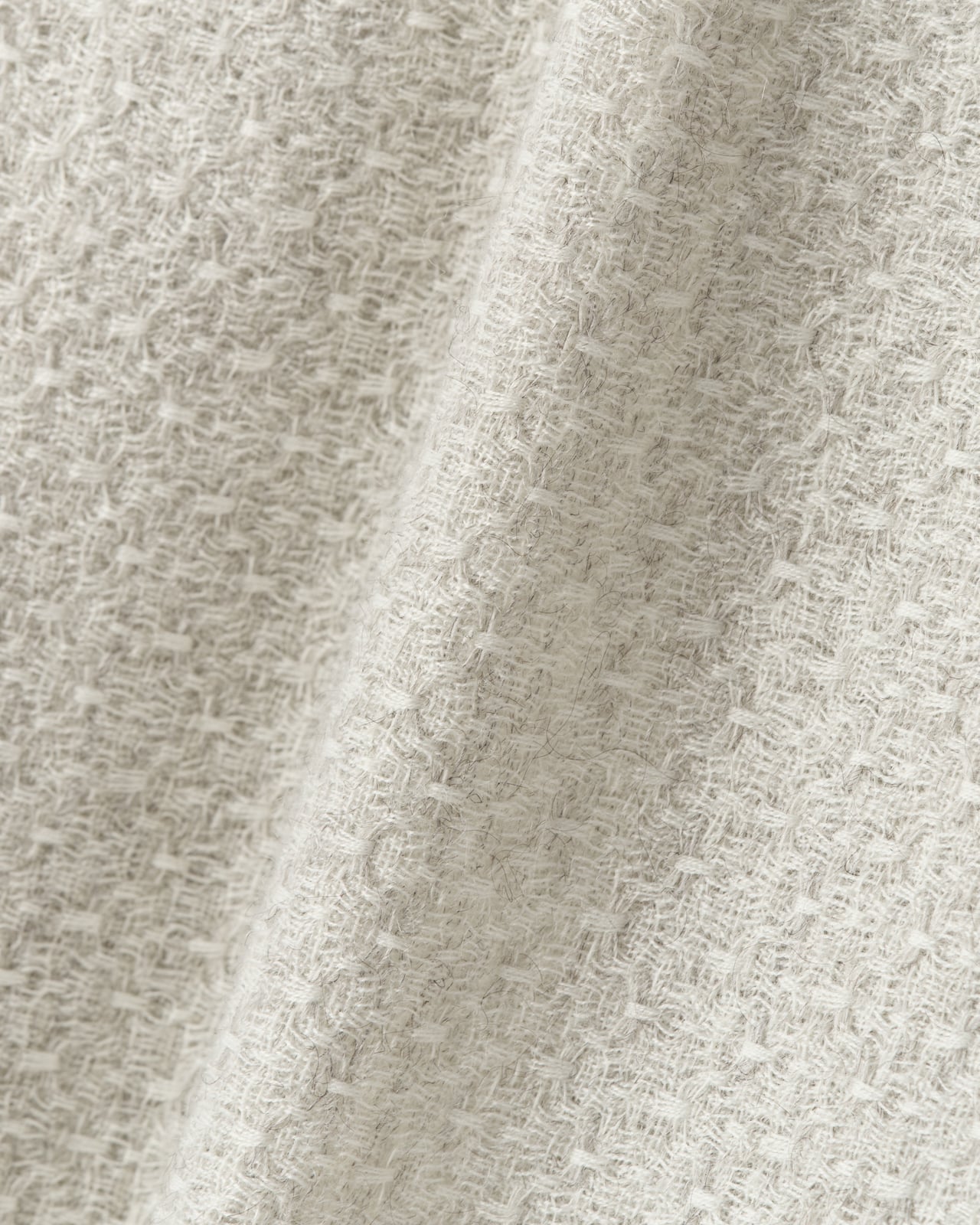 Nordic Knots, Wolle Stoffe als Meterware, Jacquard – Gray Melange
