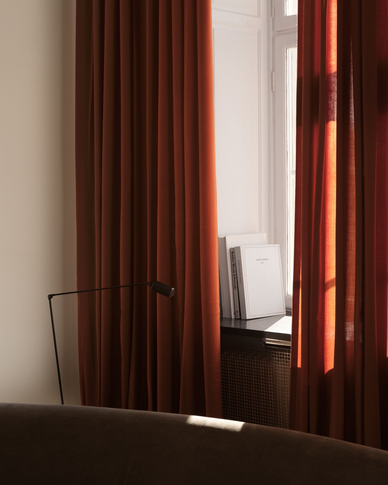 Nordic Knots, Wolle Vorhänge, The Grand – Burnt Red