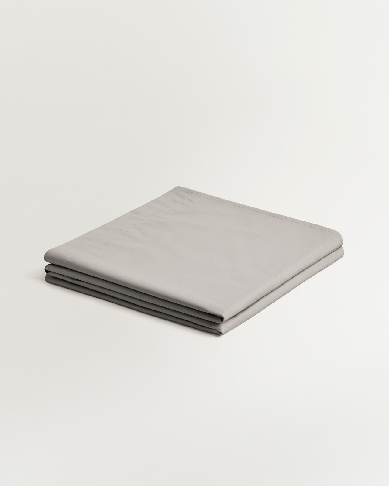 Nordic Knots, Baumwolle Bettwäsche und Dekoration, Percale Flat Sheet – Gray/Black