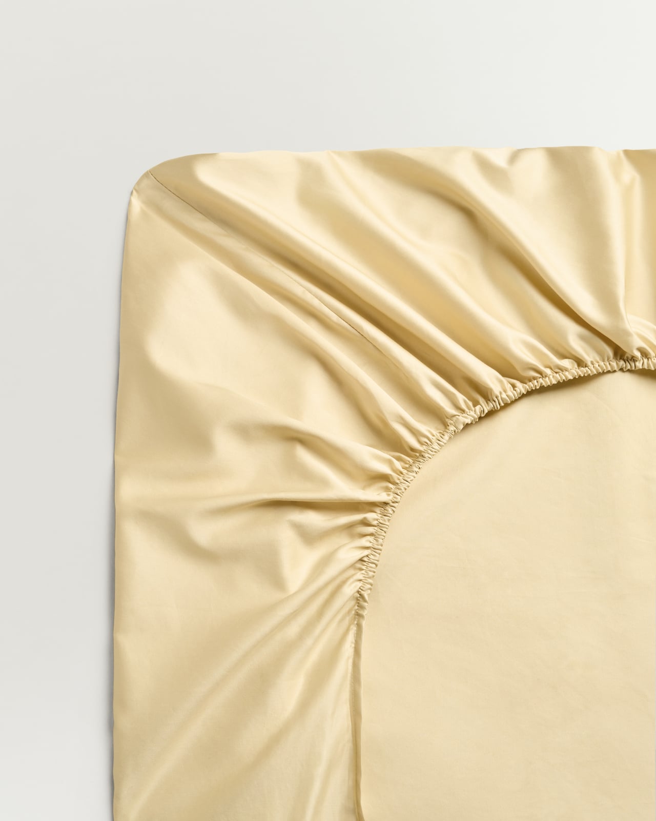 Nordic Knots, Cotton Bedding & Decor, Sateen Fitted Sheet – Sunrise