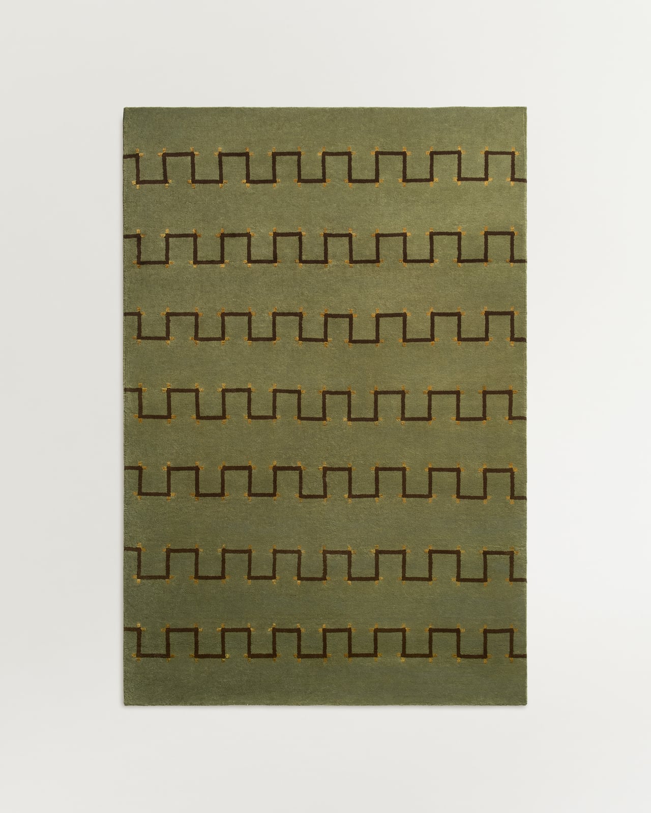 Nordic Knots, Silk,Wool Rugs, Matches – Moss