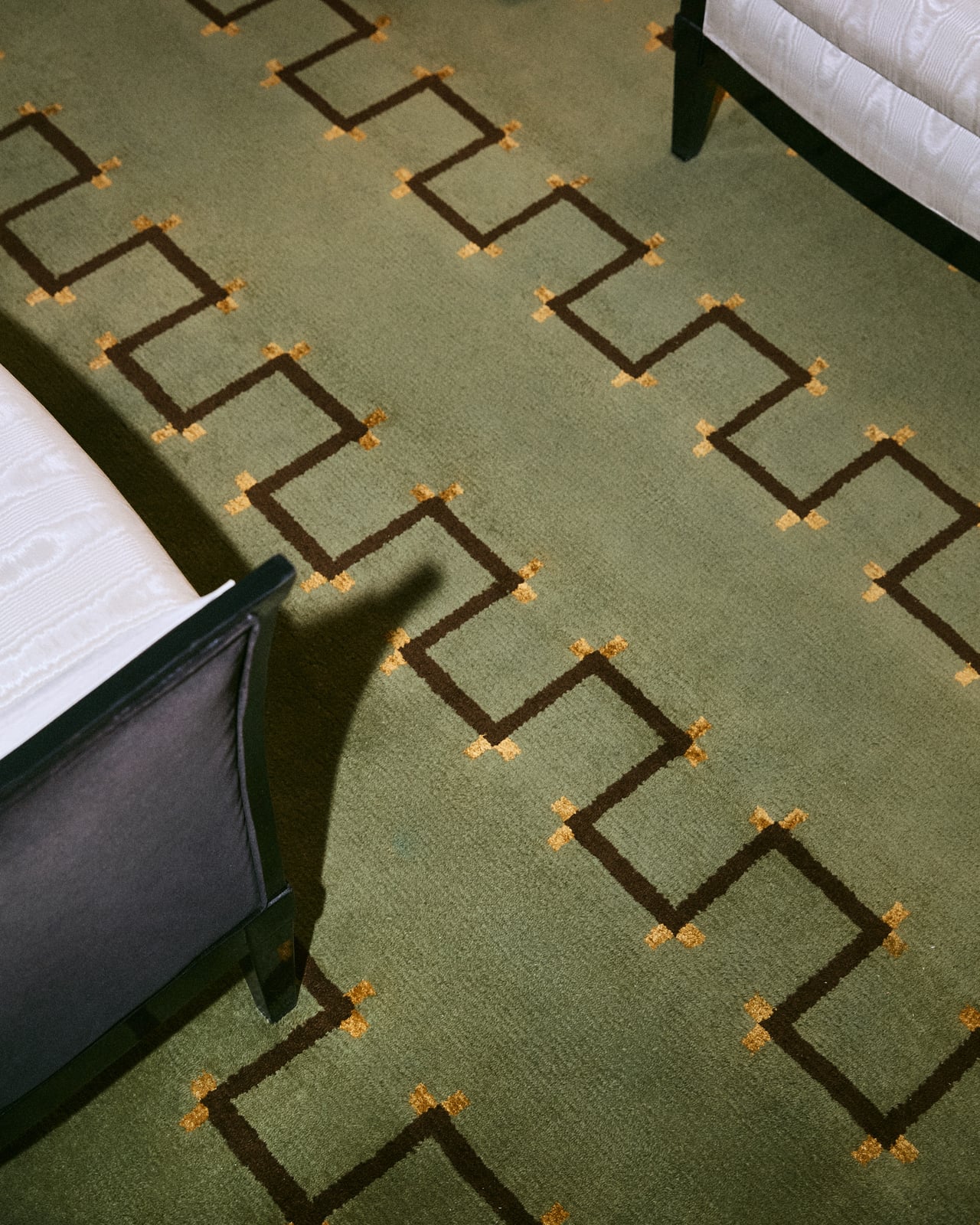 Nordic Knots, Silk,Wool Rugs, Matches – Moss