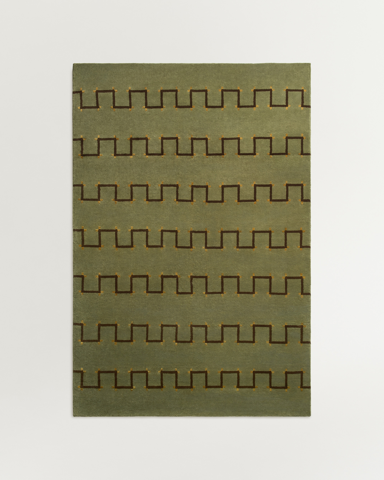 Nordic Knots, Silk,Wool Rugs, Matches – Moss