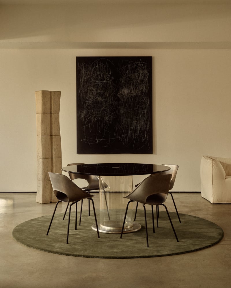 北欧クッションカバー Woodnotesウッドノーツ/black 229_66549cb260-grarou-moss-