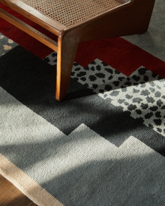 Art Deco 1 – Blue | Abstract Plush Rug | NORDIC KNOTS