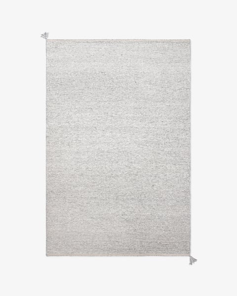Zero Basket – Gray Mix | Natural Wool Rug | NORDIC KNOTS