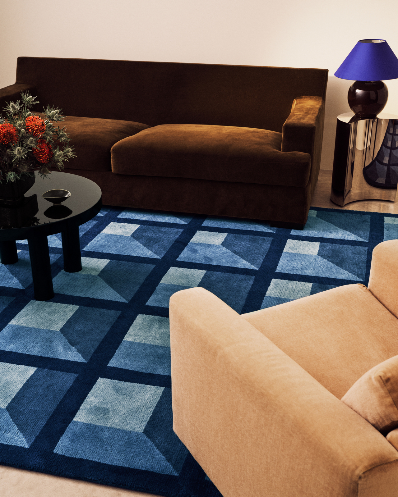 Garden Maze – Blue | By Campbell-Rey | NORDIC KNOTS