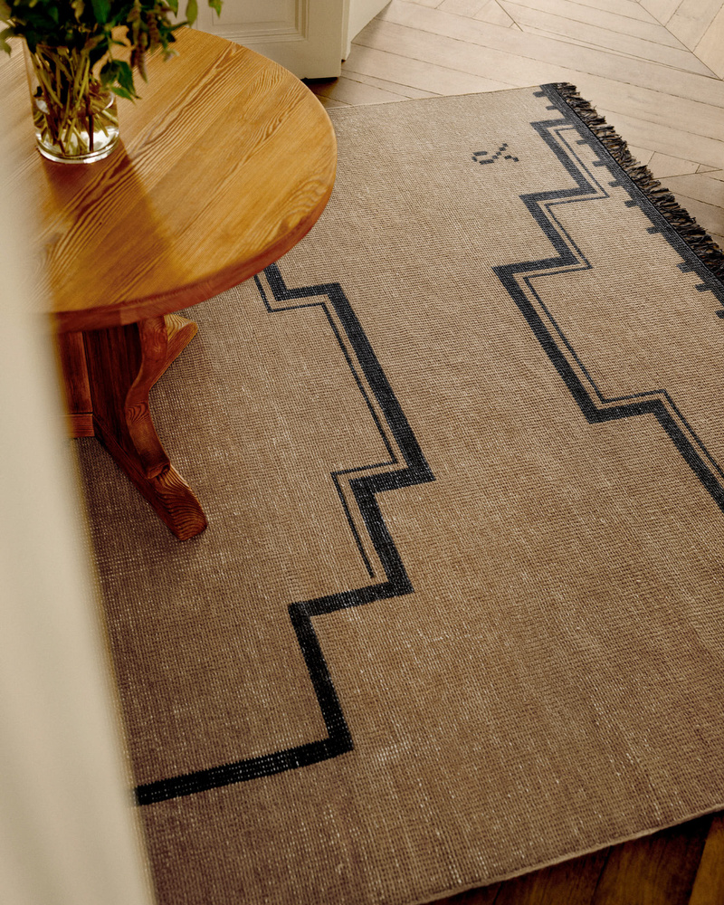 Elder 02 – Navy | High–Craft Flatweave Rug | NORDIC KNOTS