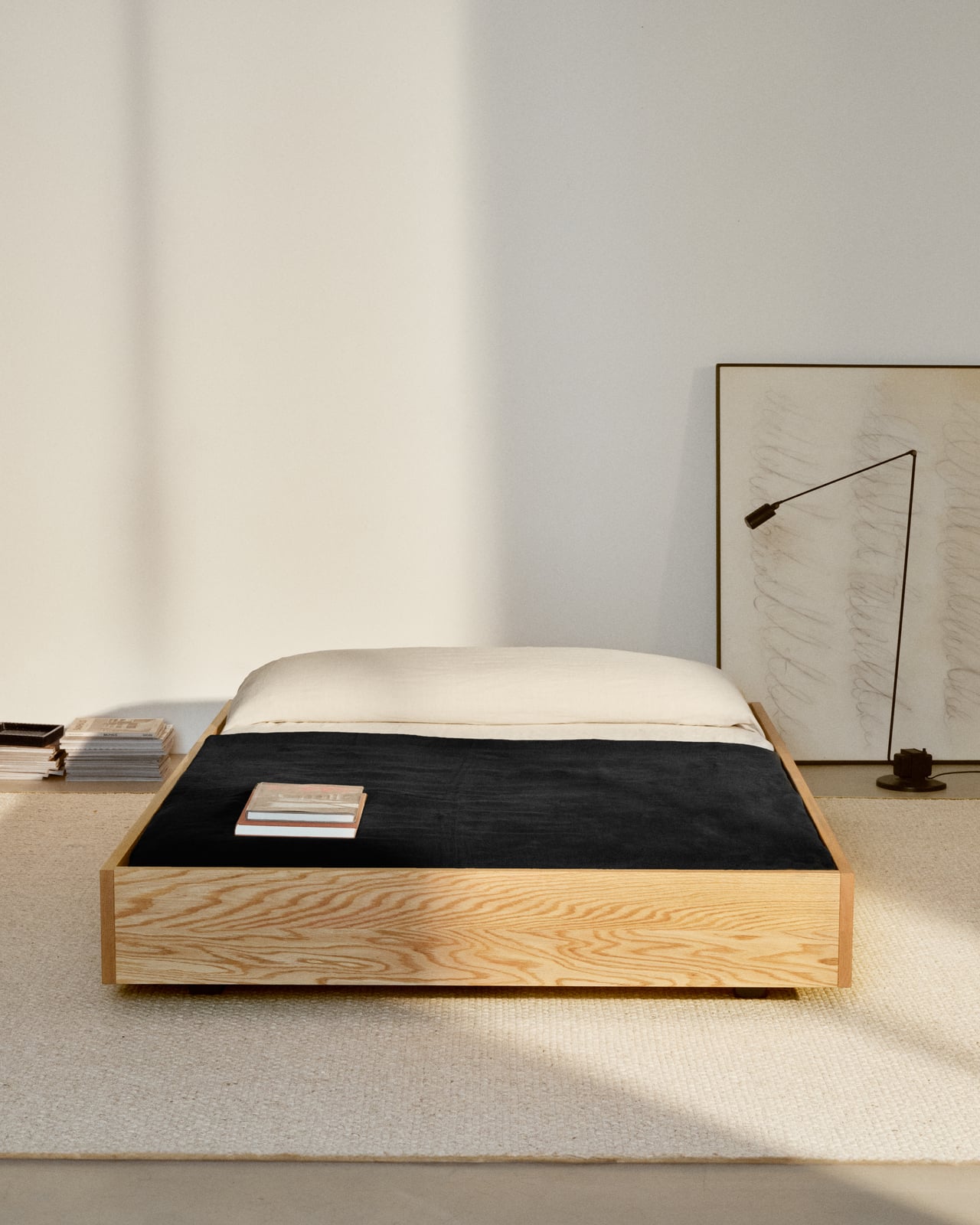 Zero Basket – Sand Mix | Natural Wool Rug | NORDIC KNOTS