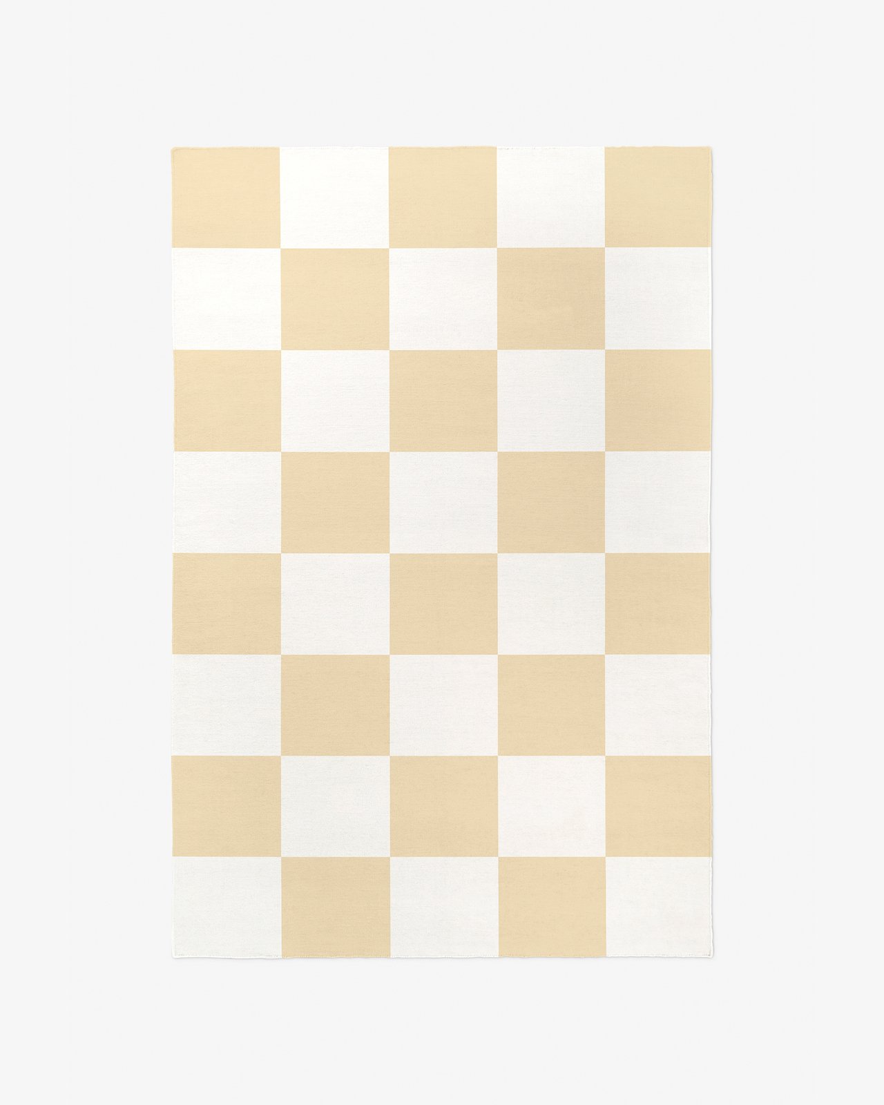 Nordic Knots, Wool Rugs, Square – Yellow