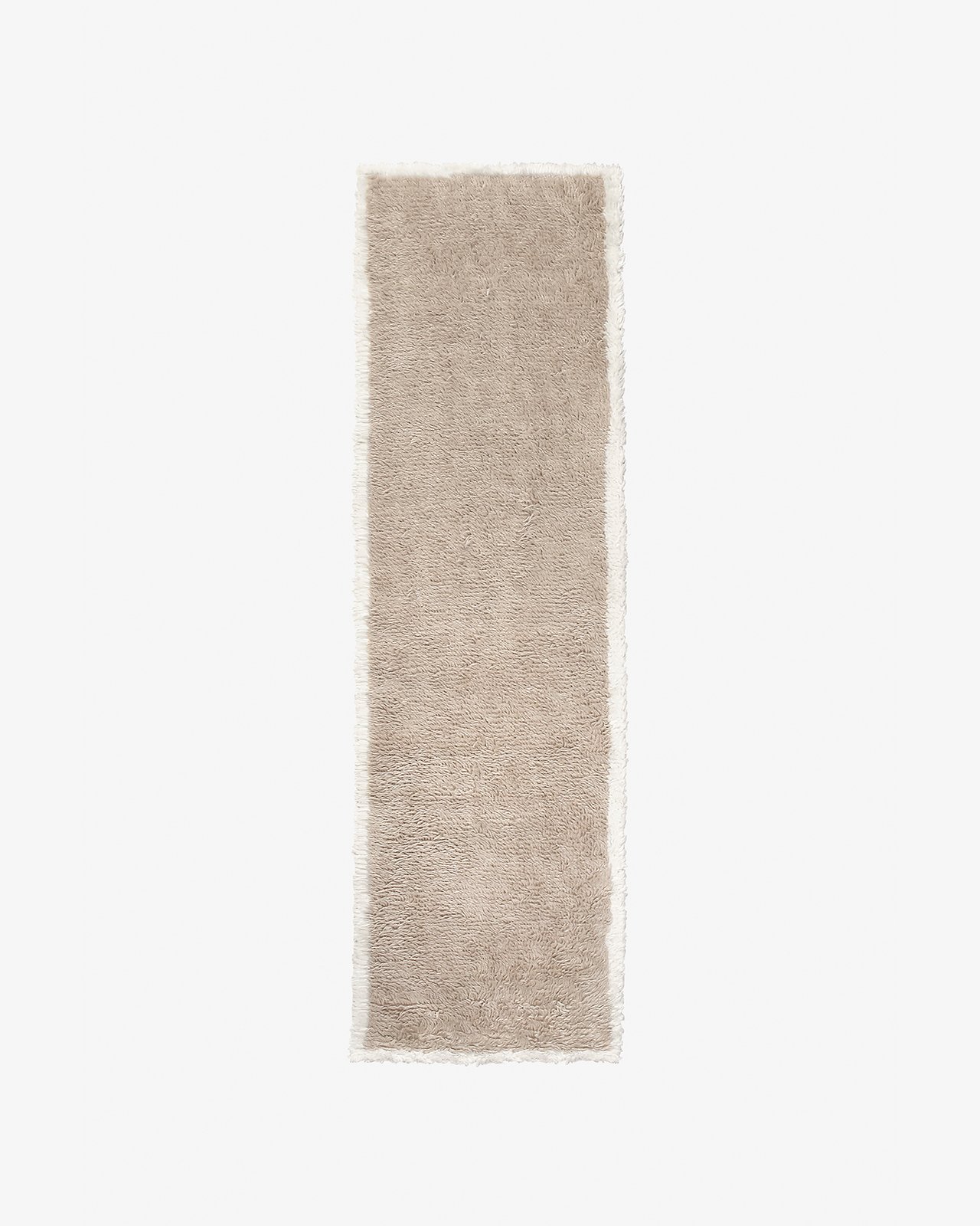 Nordic Knots, Laine Tapis, Shaggy Runner – Sand/Cream