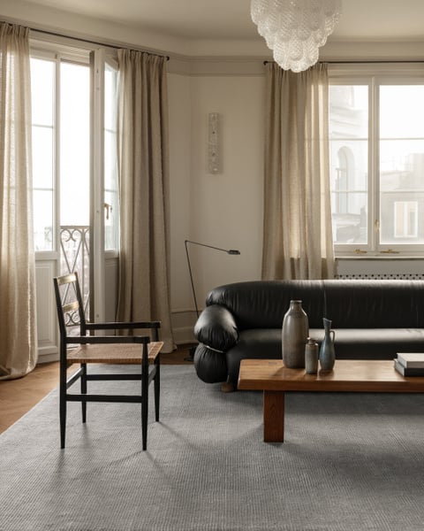 Parks Dept ラグ Park – Gray | Plush Textured Rug | NORDIC KNOTS