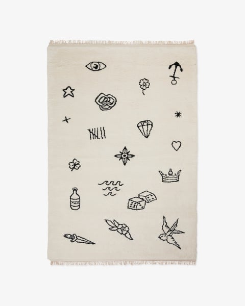 Nomad – Cream | Shag Wool Rug by Erik Lööf | NORDIC KNOTS