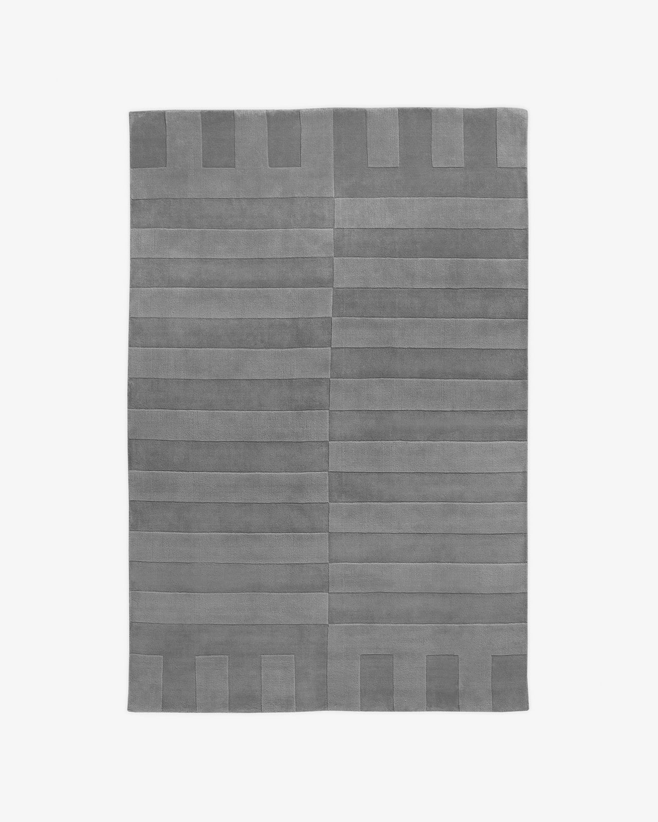 Nordic Knots, Wool Rugs, Lux 2 – Gray