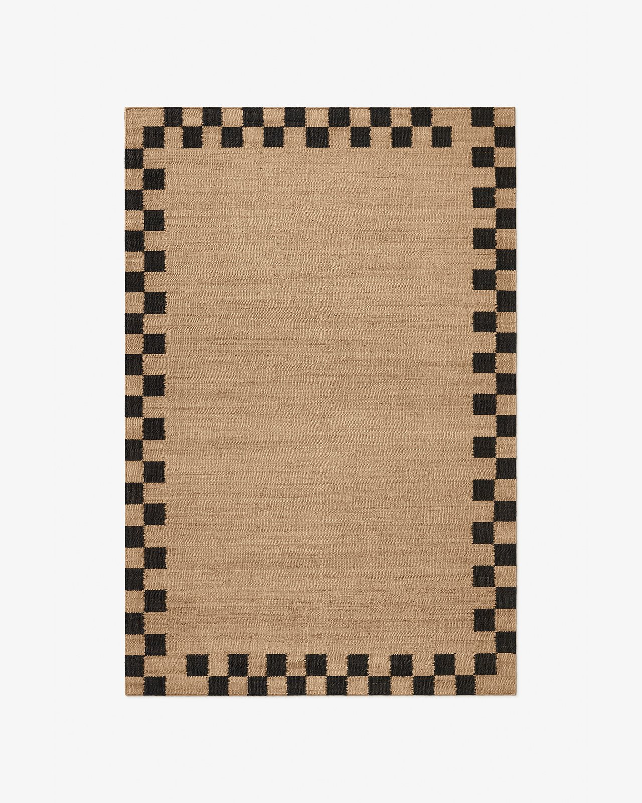 Nordic Knots, Jute Rugs, Jute Border – Black