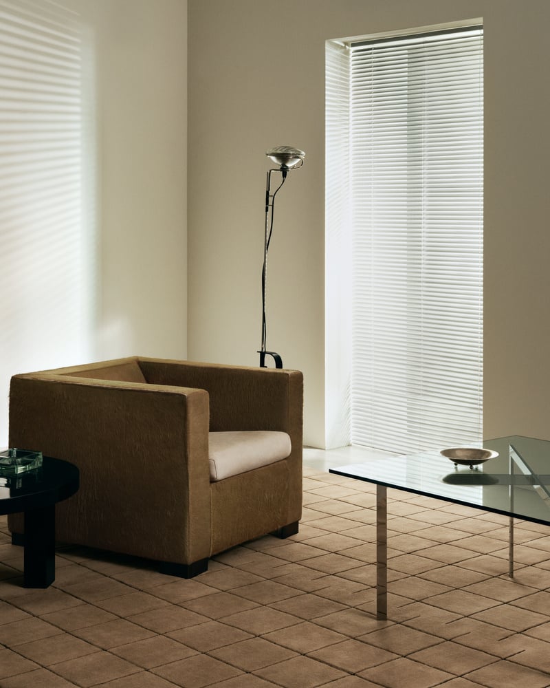 Grid – Chestnut/Black | Modern Area Rug | NORDIC KNOTS