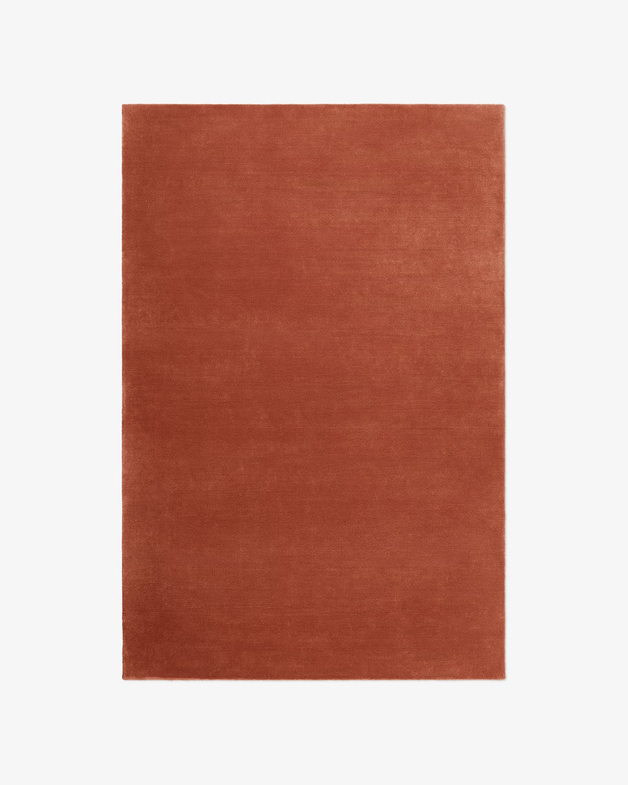 Nordic Knots, Wolle Teppichmuster, Grand Sample – Brick Red