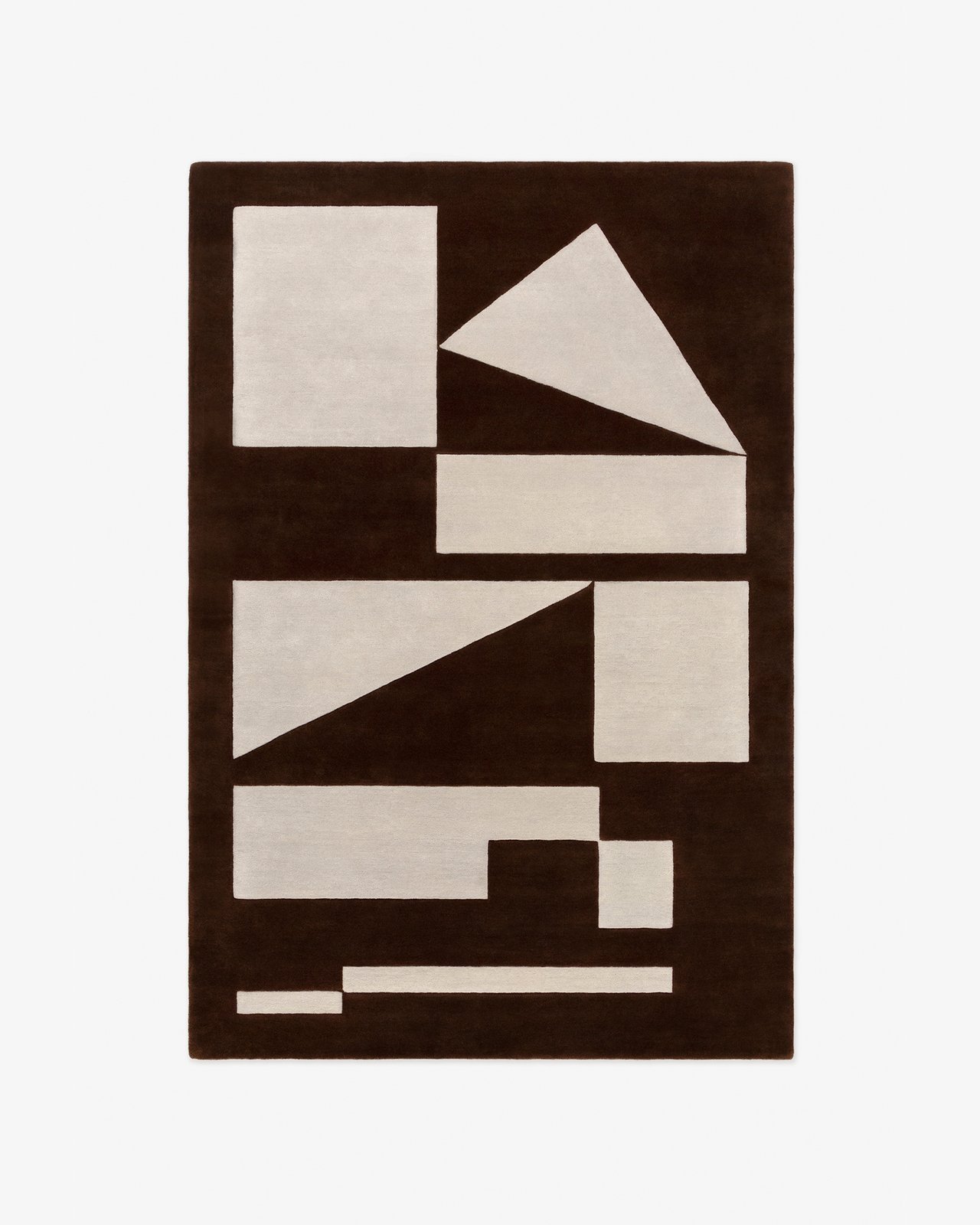 Nordic Knots, Wool Rugs, Untitled 3 – Walnut