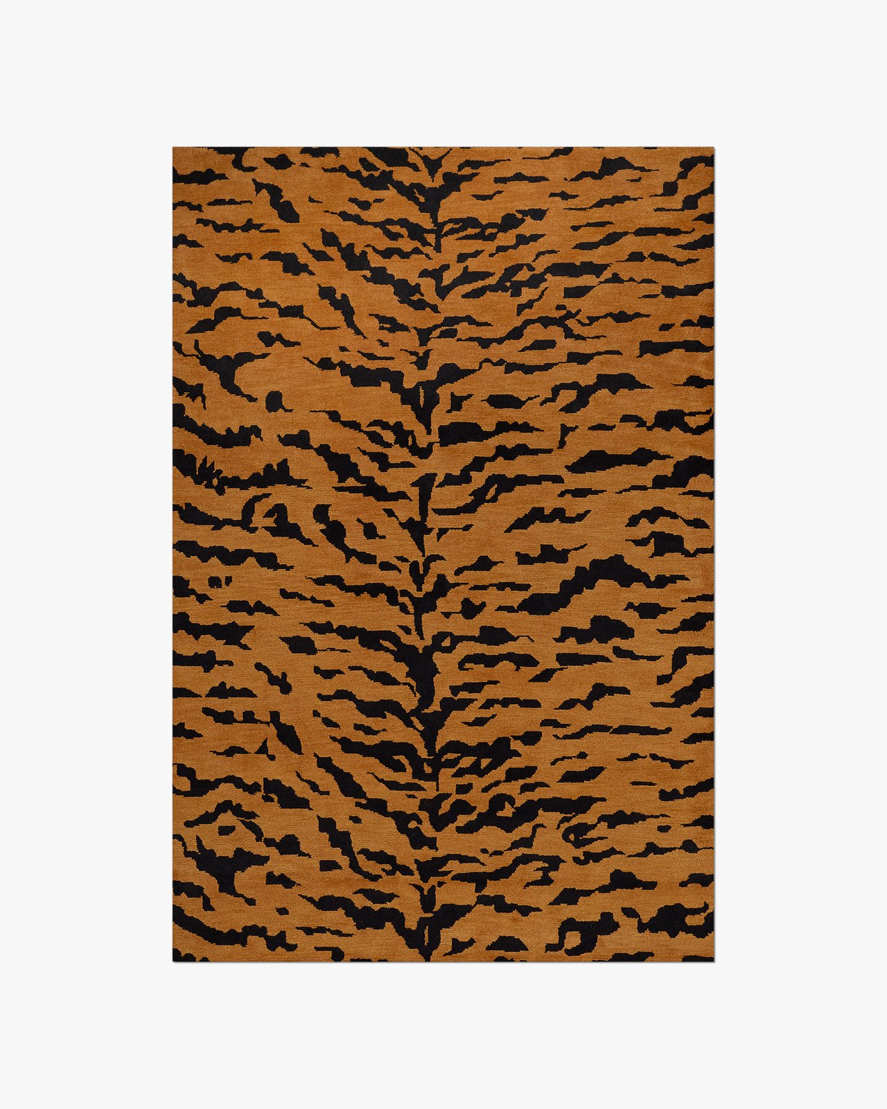 Nordic Knots, Wool Rugs, Tigris – Rust/Black