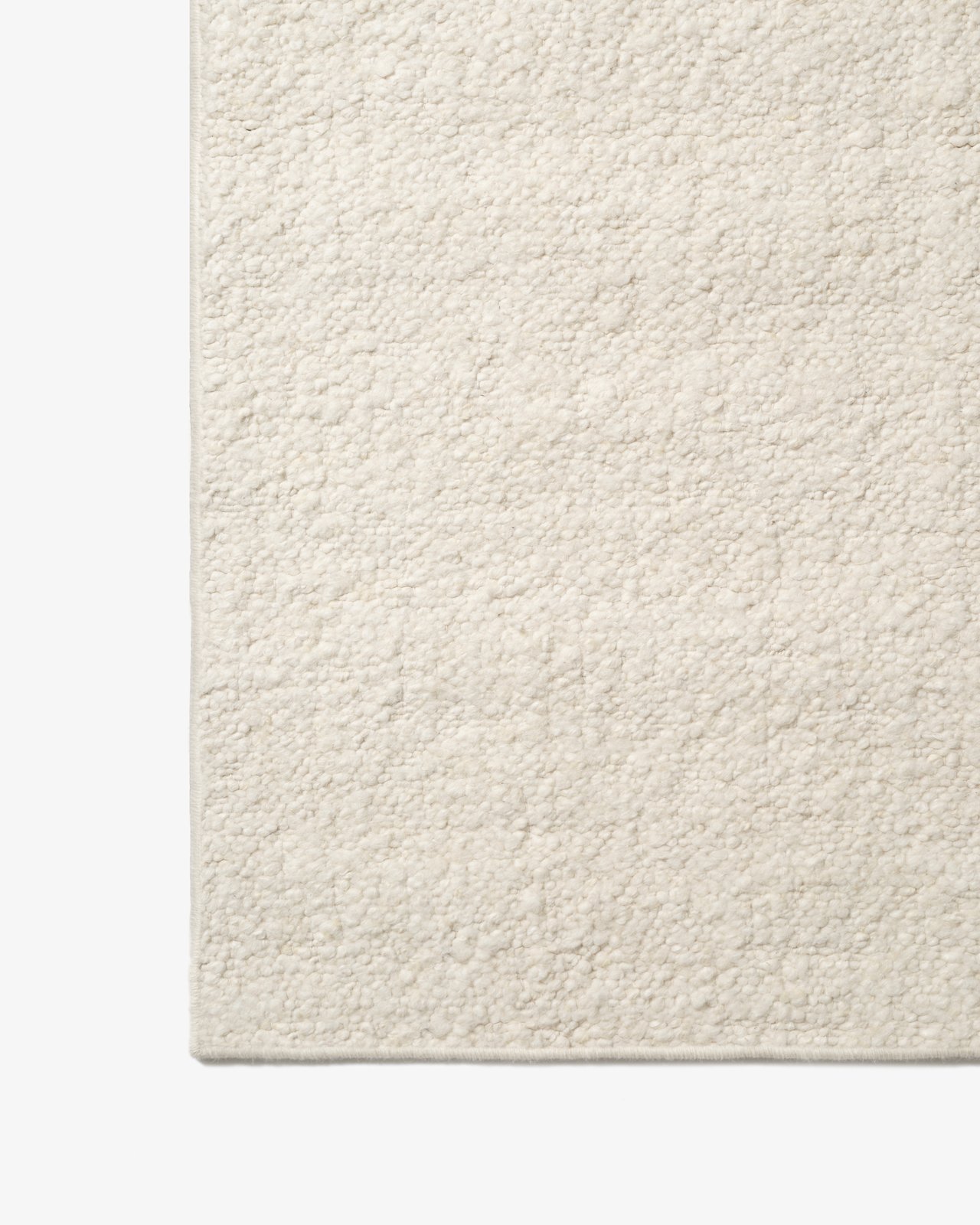 Nordic Knots, Wool Custom Size Rugs, Boucle – Cream