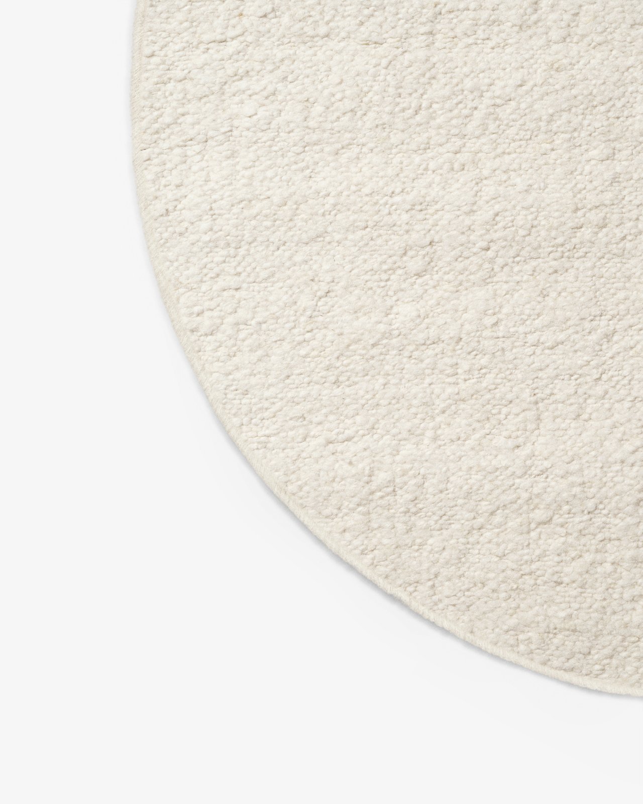 Nordic Knots, Wool Custom Size Rugs, Boucle – Cream