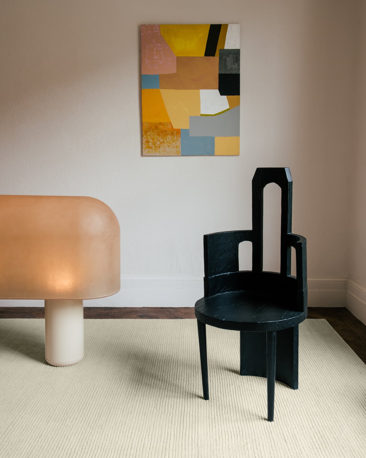 Park – Dusty White | Plush Textured Custom Rug | NORDIC KNOTS