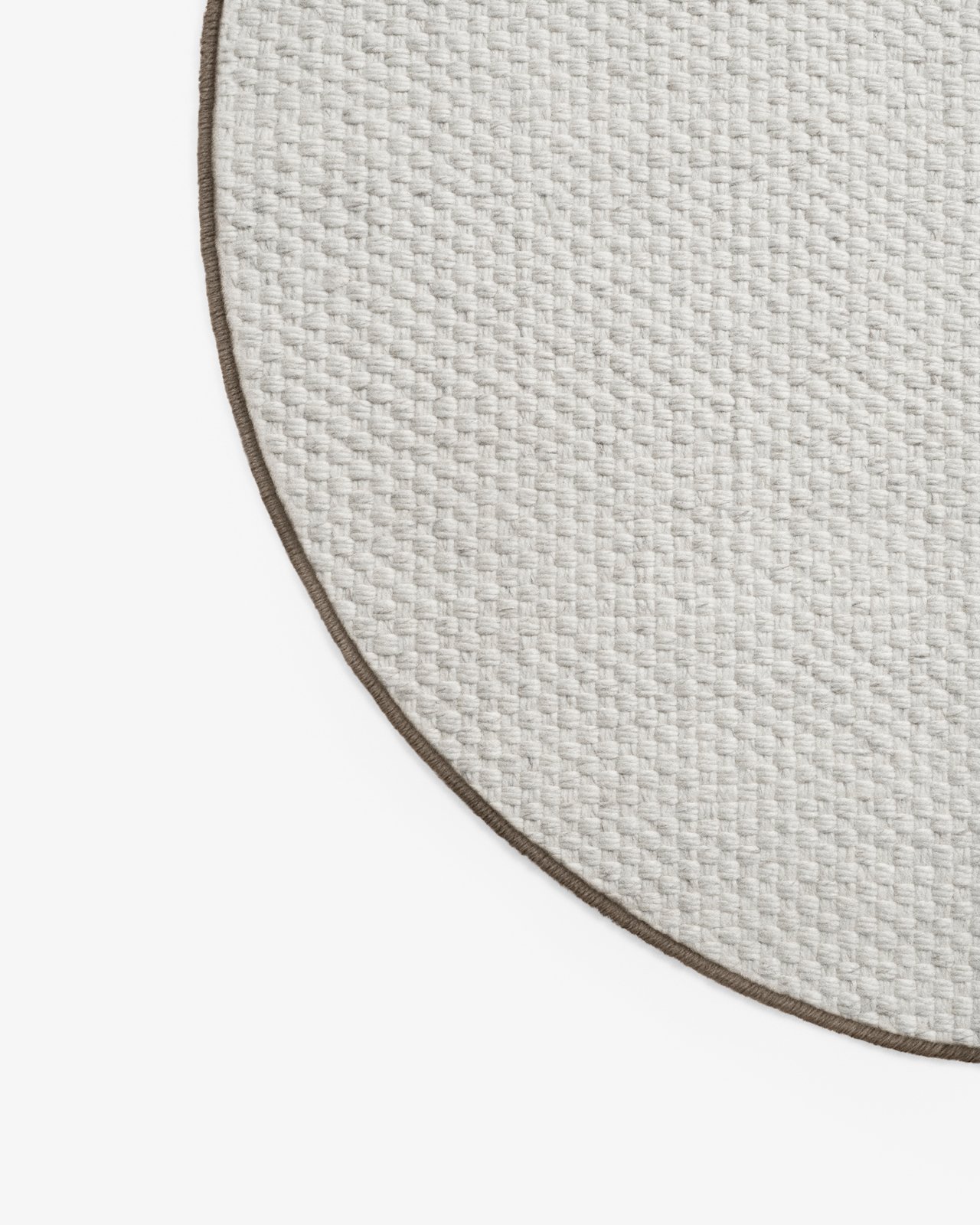 Nordic Knots, Wool Custom Size Rugs, Zero Basket – Gray Mix