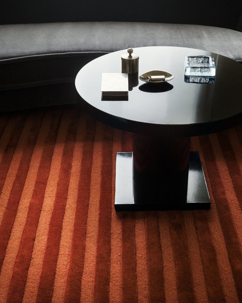 Park 03 – Burgundy | Plush Textured Custom Rug | NORDIC KNOTS