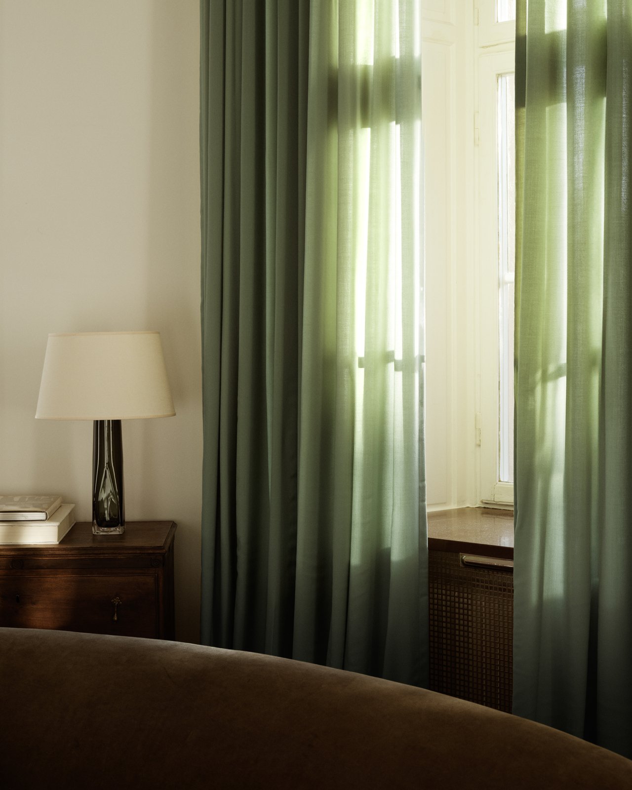 Nordic Knots, Wool Curtains, The Grand – Eau De Nil
