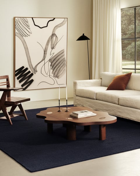 Braid – Navy | Braided Wool Rug | NORDIC KNOTS